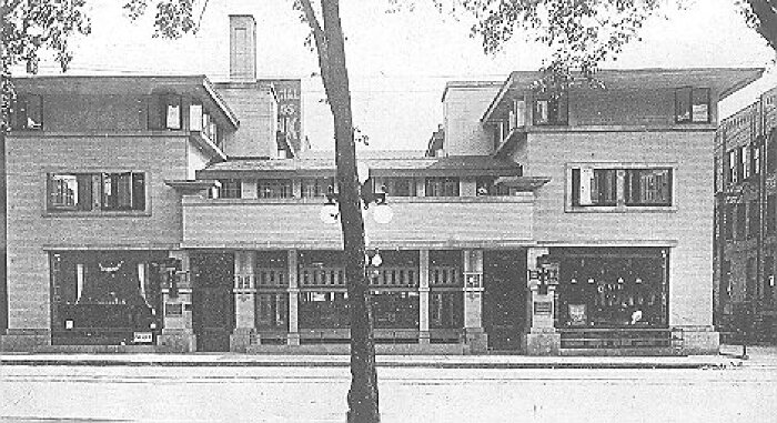 Shop fronts
City National Bank
Frank Lloyd Wright, architect
Mason City, Iowa