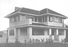 Exterior, perspective view
House for Gustavus Babson
Tallmadge and Watson, architects
Oak Park, Illinois