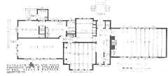 First floor plan
House for H. W. Strickler
Alban and Hausler, architects
St. Paul, Minnesota