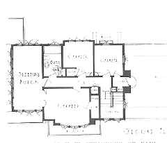 Second floor plan
House for H. W. Strickler
Alban and Hausler, architects
St. Paul, Minnesota