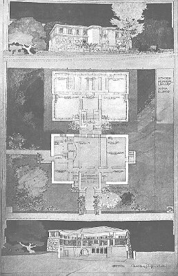 Presentation rendering
Stinson Memorial Library
Walter Burley Griffin and Marion Mahony Griffin,
architects
Anna, Illinois