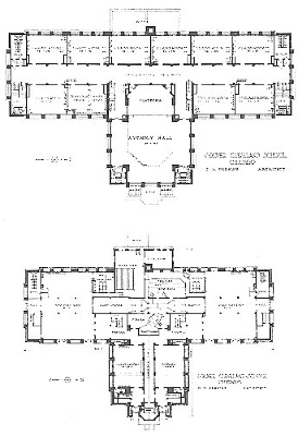 Floor plans
Cleveland School Grover
Dwight H. Perkins, architect
Chicago, Illinois
