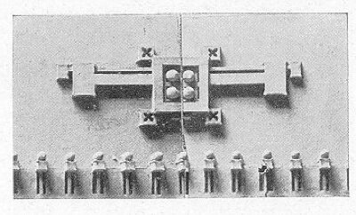 Terracotta moulding module
Edison Shop
Purcell, Feick, and Elmslie, architects
Manufactured by American Terracotta and Ceramic Company
Chicago, Illinois