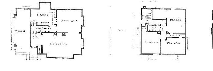Floor plans
House for C. H. Prest
Bugenhagen and Turnbull, architects
Saskatoon, Canada