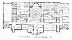 Ground floor plan
Carl Schurz High School
Perkins, Fellows, and Hamilton, architects
Chicago, Illinois