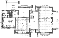 First floor plan
House for Henry Salzer
Percy Dwight Bentley, architect
La Crosse, Wisconsin