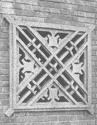 Exterior detail, terracotta louver
People's Savings Bank
Louis H. Sullivan, architect
Cedar Rapids, Iowa