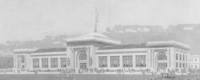 Presentation rendering
Administration Building for the J. R. Watkins Company
George W. Maher, architect
Winona, Minnesota