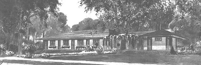 Presentation rendering
Assembly hall
Village Hall
George W. Maher, architect
Kenilworth, Illinois