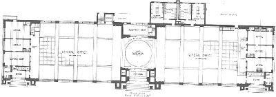 Floor Plan
Administration Building for the J. R. Watkins Company
George W. Maher, architect
Winona, Minnesota