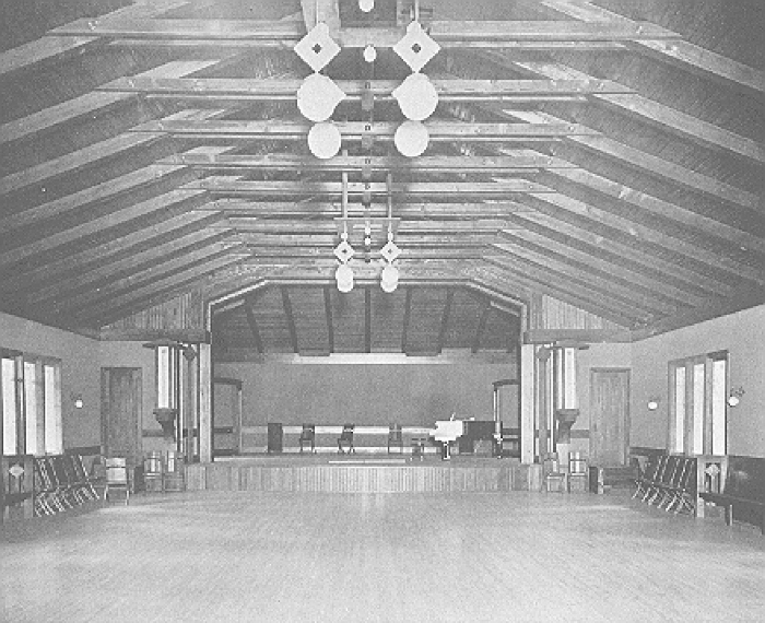 Assembly hall
Village Hall
George W. Maher, architect
Kenilworth, Illinois