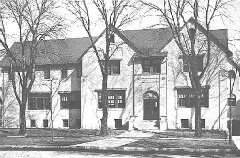 Exterior, front of main school building
Roycemore School
Tallmadge and Watson, architects
Lawrence Buck, associated architect
Evanston, Illinois
