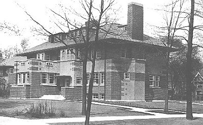 Exterior, perspective view
Charles E. White, Jr. residence
Charles E. White, Jr., architect
Oak Park, Illinois