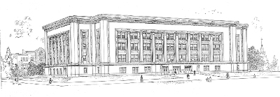 Presentation rendering
James H. Bowen High School
Dwight H. Perkins, architect
Chicago, Illinois