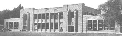 Exterior, front perspective view
Technical High School
Cannon and Fetzer, architects
Salt Lake City, Utah