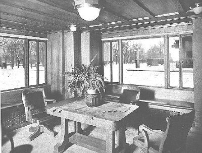 Interior, conference room
Merchants National Bank
Louis Henri Sullivan, architect
Grinnell, Iowa