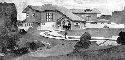 Presentation rendering
House
Richard E. Schmidt, architect
Lake Geneva, Wisconsin