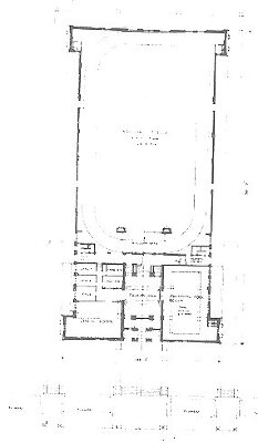 First floor plan
Gymnasium
Northwestern University
George W. Maher, architect
Evanston, Illinoi