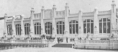 Exterior, front perspective view
White City College Inn
World's Columbian Exposition of 1893
Guenzel and Drummond, architects
Chicago, Illinois