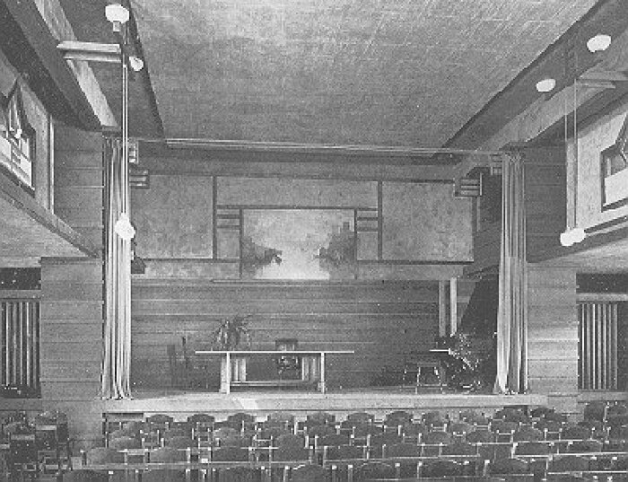 Interior, auditorium
River Forest Women's Club
Guenzel and Drummond, architects
River Forest, Illinois