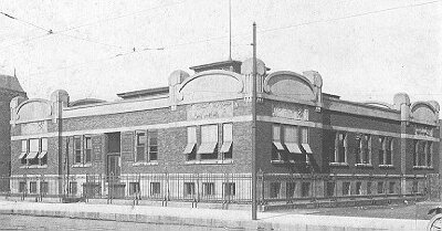 Exterior, perspective view
Office Building for Chicago Mill and Lumber Company
Guenzel and Drummond, architects
Chicago, Illinois