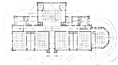Floor plan
Joseph Sears Public School
George W. Maher, architect
Kenilworth, Illinois