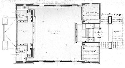 Floor plan
River Forest Women's Club
Guenzel and Drummond, architects
River Forest, Illinois