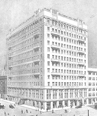 Presentation rendering
Hotel, project
Spencer and Powers, architects
Terre Haute, Indiana