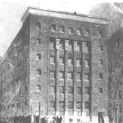 Presentation rendering
Warehouse for the J. R. Watkins Company
George W. Maher, architect
Memphis, Tennessee