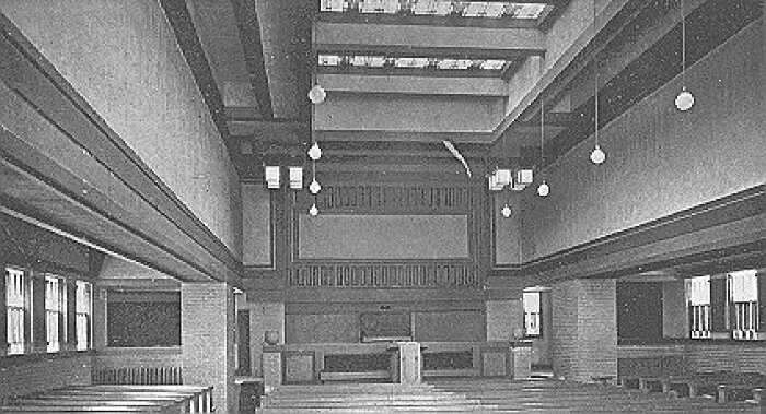 Interior, auditorium
First Congregational Church
Guenzel and Drummond, architects
Austin, Illinois